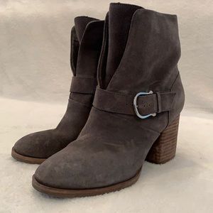 Isola grey suede bootie